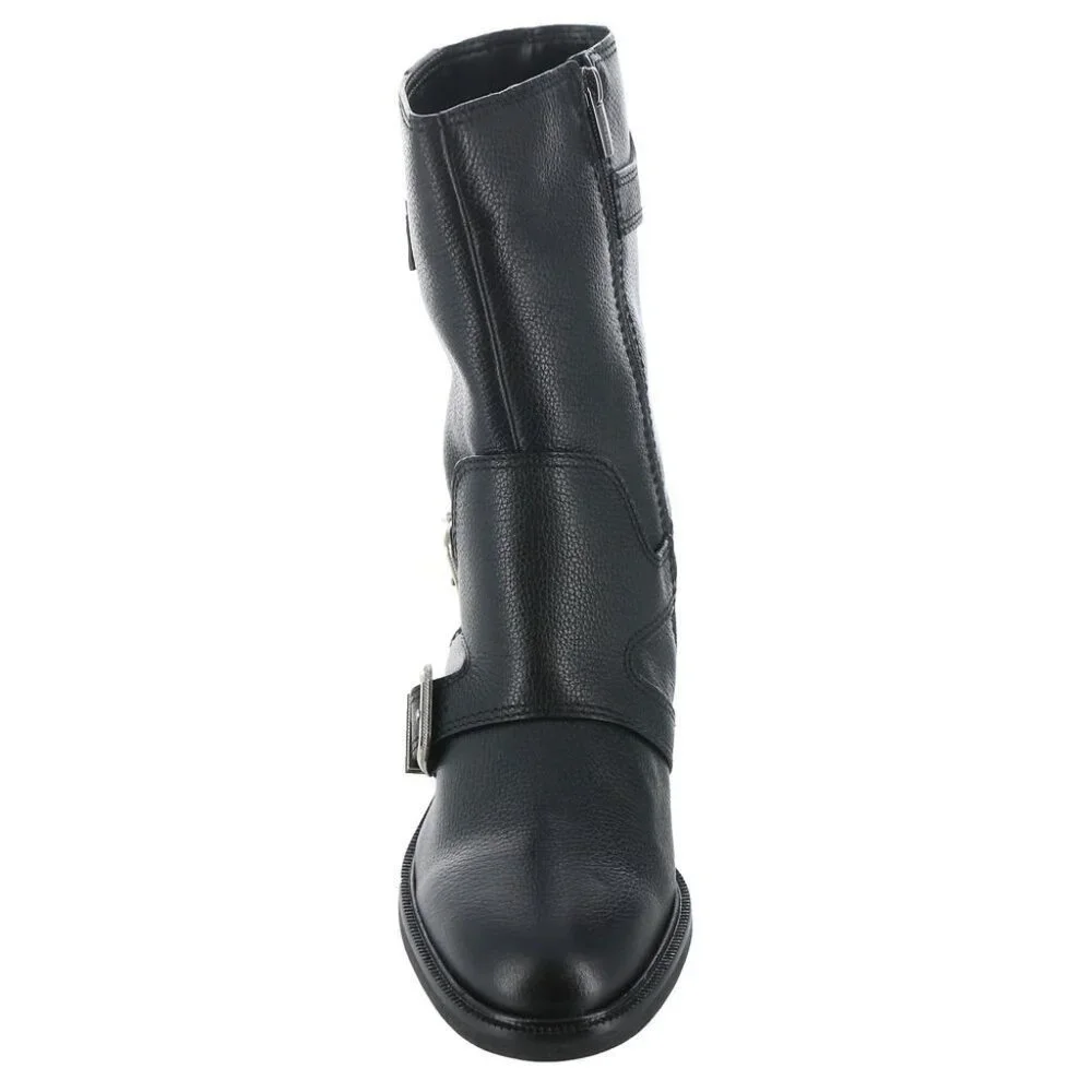 🆕 VINCE CAMUTO Alicenta Moto Bootie Boots 36, 5.5 Black - Picture 5 of 13